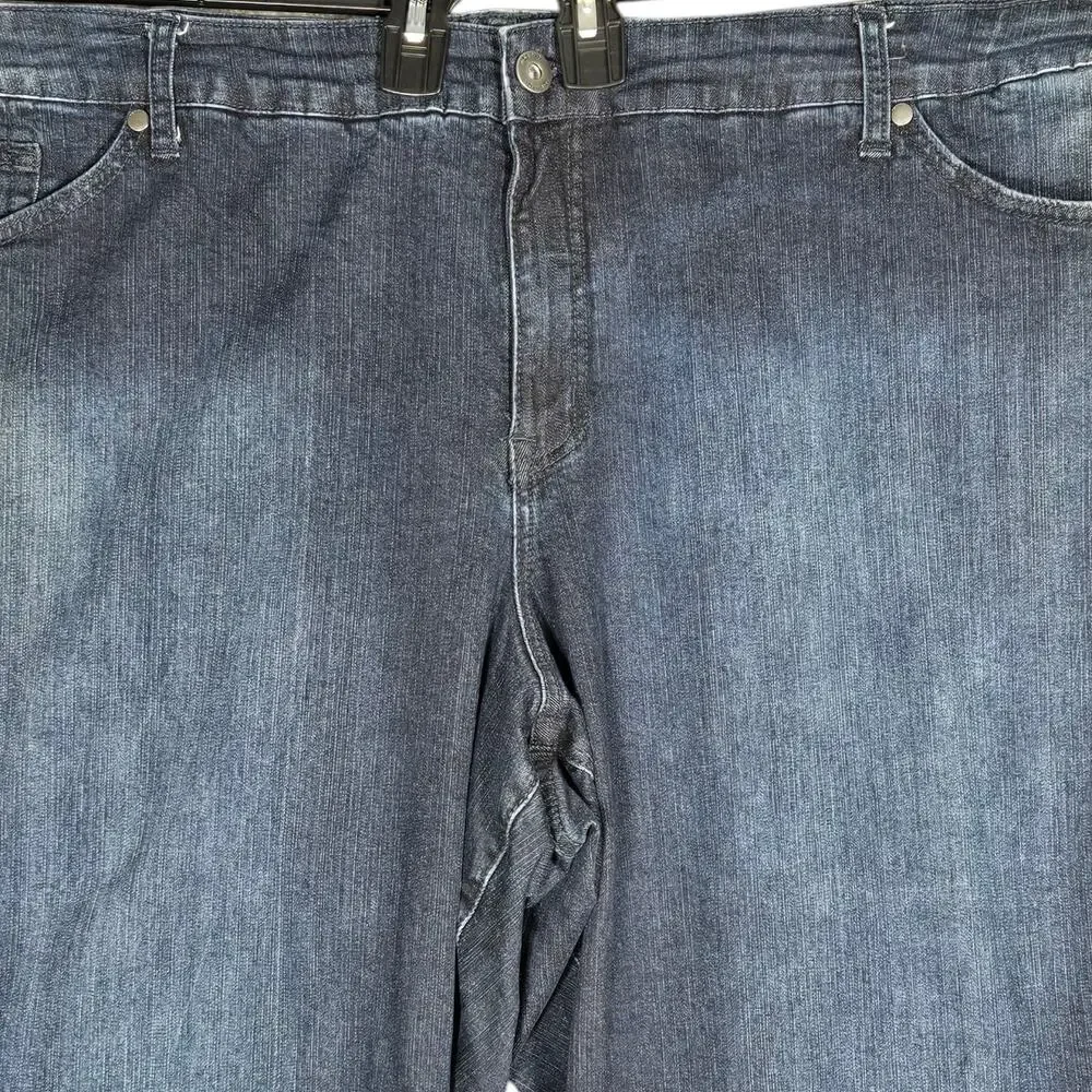Torrid Denim Jeans 30 Plus Classic Skinny Vintage Stretch Dark Wash Mid Rise - Picture 3 of 11